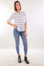 İntersivin  Kadın  Mavi Jeans - 4