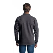 Şensel, Sweatshirt, Koyu Gri, Polo Yaka -107E5432- Pamuklu - 2