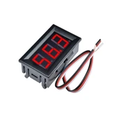 0.56 inch DC 0-100V Digital Voltmetre 3 Telli Panel Tip - 1