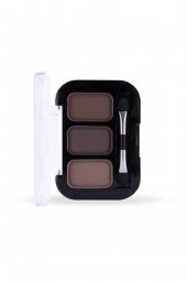 Makeup 3lü Kaş Farı - Eyebrow High-Brow True Color 02 Medium 8681569700314 - 1