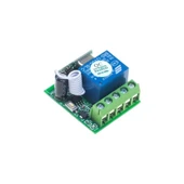 1 Kanal 433 MHz 12V Kablosuz RF Alıcılı Röle Kartı - 1