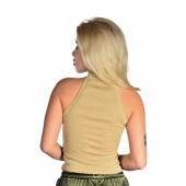 Marcatella Kadın Hardal Kolsuz Triko Body - 2
