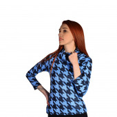 Marcatella Kadın Mavi Kazayağı Balıkçı Yaka Triko Kazak - 1