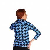 Marcatella Kadın Mavi Kazayağı Balıkçı Yaka Triko Kazak - 4