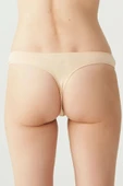 U.S. Polo Assn. Kadın 5'li Tanga (Siyah-Beyaz-Ten-Beyaz-Ten) - 8