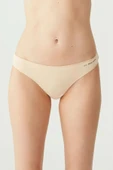 U.S. Polo Assn. Kadın 5'li Tanga (Siyah-Beyaz-Ten-Beyaz-Ten) - 4