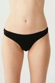 U.S. Polo Assn. Kadın 5'li Tanga (Siyah-Beyaz-Ten-Beyaz-Ten) - 3
