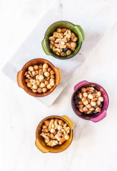 4lü Renkli Cam Yuvarlak Çerezlik & Kahvaltılık - 1