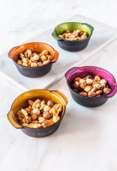 4lü Renkli Cam Yuvarlak Çerezlik & Kahvaltılık - 2