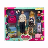 Oydaş Cindy Doll 02455 Aile Tatil Seti 4554 - 1