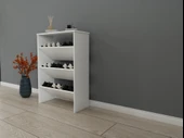 Lamus Ayakkabı Dolabı-Beyaz Renk - 3