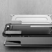 KNY Samsung Galaxy S21 Ultra Kılıf Çift Katmanlı Armour Case Kırmızı - 4