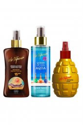 Bronzing Bomb 200 ml  Bronzlaştırıcı Yağ Spf15 200 ml  Body Mist Aqua 200 ml - 1