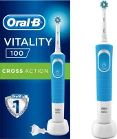 Oral-B Vitality 100 Cross Action Mavi Şarjlı Diş Fırçası - 1