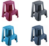 İki Katlı Büyük Basamak Banyoda, Depoda, Mutfakta Çok Amaçlı Kullanım 5171 - 7