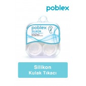 POBLEX Silikon Kulak Tıkacı - Kulak Koruyucu Tıpası Saf Silikon 2'li - 1