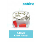 POBLEX Köpük Kulak Tıkacı - Kulak Koruyucu Tıpası - 1
