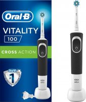 Oral-B Vitality 100 Cross Action Black Şarjlı Diş Fırçası - 1