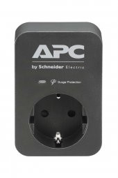 APC Schneider Electric Tekli Akım Korumalı Priz Gri-Siyah - 2
