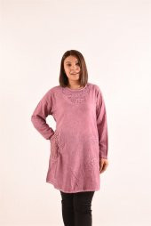 Kadın Tek Cepli Lila Tunik 4030 - 2