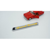 Toyota Land Cruiser Prado Bagaj 3M 3D Parlak Krom ABS Yazı Logo Arma thumbnail 2