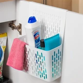 Porsima Org-52 Asılabilir Mutfak Banyo Dolap İçi Düzenleyici Organizer Deterjanlık - Beyaz thumbnail 2