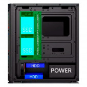 GAMETECH GALAXY PRO MESH 4X RGB Fanlı Gaming Oyuncu Bilgisayar Kasası PSU Yok - 5