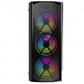 Rampage Flat Mesh 4x120mm Rainbow Fanlı Gaming Oyuncu Bilgisayar Kasası PSU YOK - 4