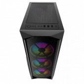 Rampage Flat Mesh 4x120mm Rainbow Fanlı Gaming Oyuncu Bilgisayar Kasası PSU YOK - 5