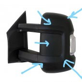 CITRÖEN JUMPER 3 BOXER 3 DIŞ DİKİZ AYNA KAPAĞI SOL  815678 - 5