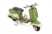Dekoratif Metal Scooter Vintage Hediyelik Biblo - 4