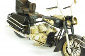Dekoratif Metal Motosiklet Vintage Chopper Ev Ofis Hediyelik - 3