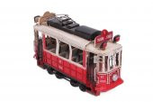 Dekoratif Metal Taksim Tramvay Vintage Biblo Hediyelik - 4