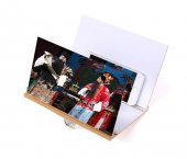 Ahşap Telefon Büyüteci Cep Telefonu Ekran Büyütücü - 4