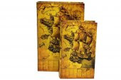 Kutu Kitap Harita 2li Set Dekoratif Hediyelik - 2