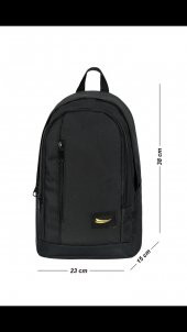 Modern Tasarım Mini Spor Sırt Çantası Suluk Gözlü Sıyah - 2