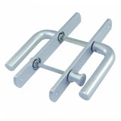 Alüminyum Sosis Aynalı Wc Kapı Kolu Alüminyum Kapı Kolu Kilitli Kapı Kolu VM-1021 thumbnail 2