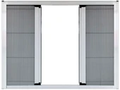 Pileli Pilise Sineklik Double Çift Kanat Sineklik Kapı Pencere Sürgülü Sineklik - 1