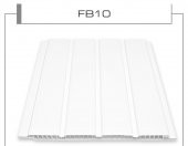 Pvc Plastik Lambri Plastik Duvar ve Tavan Lambri Fugalı Beyaz Lambri 400cm - 1