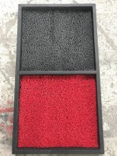 Metal Ayak Dezenfektan Havuzu Metal Havuz Dezenfektan Havuzu Ayak Dezenfektanı Maske Kıvırcık Paspas - 1