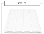 Pvc Tavanlık Plastik Tavan ve Duvar Lambri Beyaz Fugalı Lambri 200cm - 1
