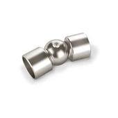 19 LUK ALÜMİNYUM BORU KORKULUK KÜPEŞTE HAREKETLİ DİRSEK BRONZ RENK - 1