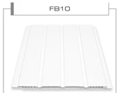 Pvc Tavanlık Plastik Tavan ve Duvar Lambri Fugalı Beyaz Lambri 300cm - 1