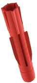 10 ADET FRECNKE BAŞLIKLI KIRMIZI DÜBEL DUVAR DÜBEL VİDA DÜBEL 8X51MM - 1