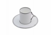 Porland Limoges Platin Kahve Takımı 4 Parça - 1