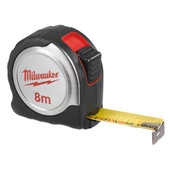 Milwaukee Krom Gövdeli Şerit Metre 8mt - 1