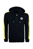 Fenerbahçe Orijinal Lisanslı Kapüşonlu Tam Fermuar Spor Sweat + Kalem Set Özel Ahşap Kutulu - 10