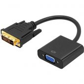 PrimeX PX-1300 DVI to VGA Aktif Dönüştürücü Kablo (DVI-D Erkek VGA Dişi) - 1