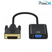 PrimeX PX-1300 DVI to VGA Aktif Dönüştürücü Kablo (DVI-D Erkek VGA Dişi) - 3