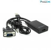 PrimeX PX-1250 Vga To Hdmi FullHD Görüntü Çevirici Aparat - 3